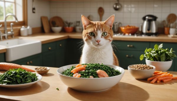 Croquettes bio et alimentation saine pour chats
